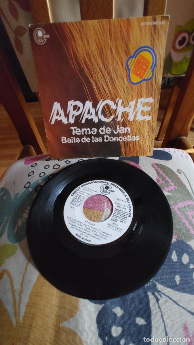Discos de vinilo: APACHE-SINGLE TEMA DE JAN - Foto 1