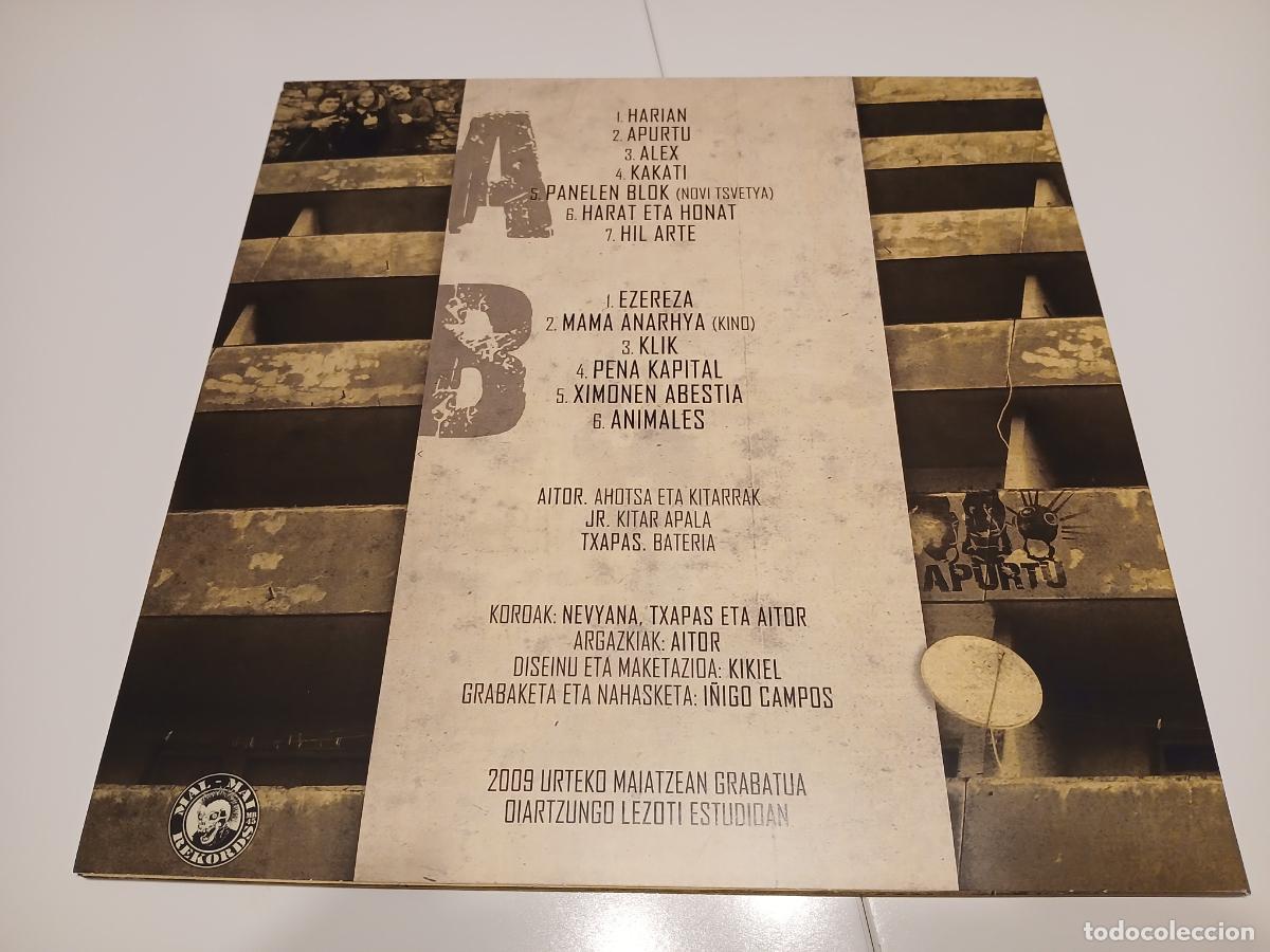 Discos de vinilo: APURTU -HARIAN- (2021) LP DISCO VINILO - Foto 2