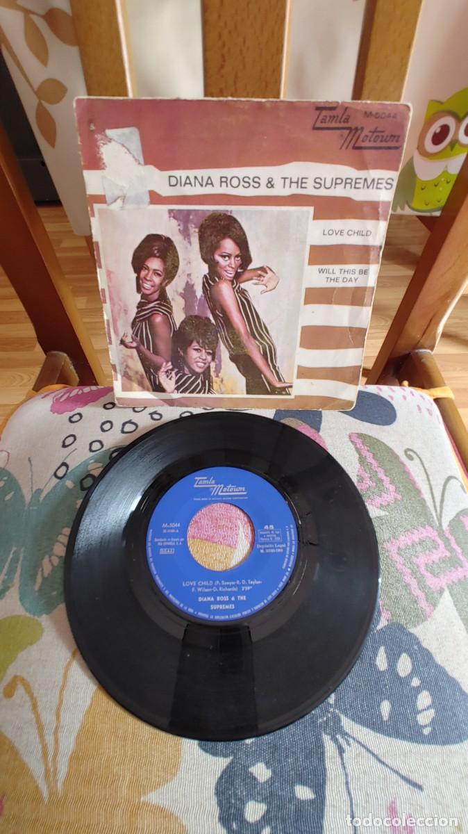 Discos de vinilo: DIANA ROSS & THE SUPREMES-SINGLE LOVE CHILD - Foto 1