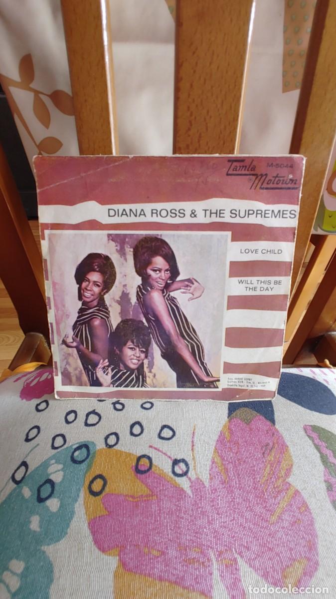 Discos de vinilo: DIANA ROSS & THE SUPREMES-SINGLE LOVE CHILD - Foto 2