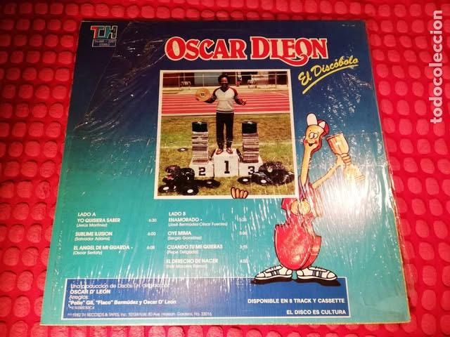 Discos de vinilo: El Disc&oacute;bolo Oscar DLeon 1982 US LP - Foto 2