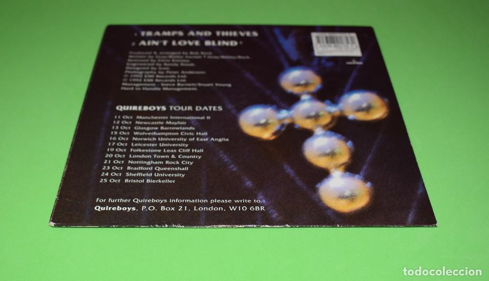 Discos de vinilo: QUIREBOYS - TRAMPS & THIEVES - SINGLE VINILO INGLES - Foto 3