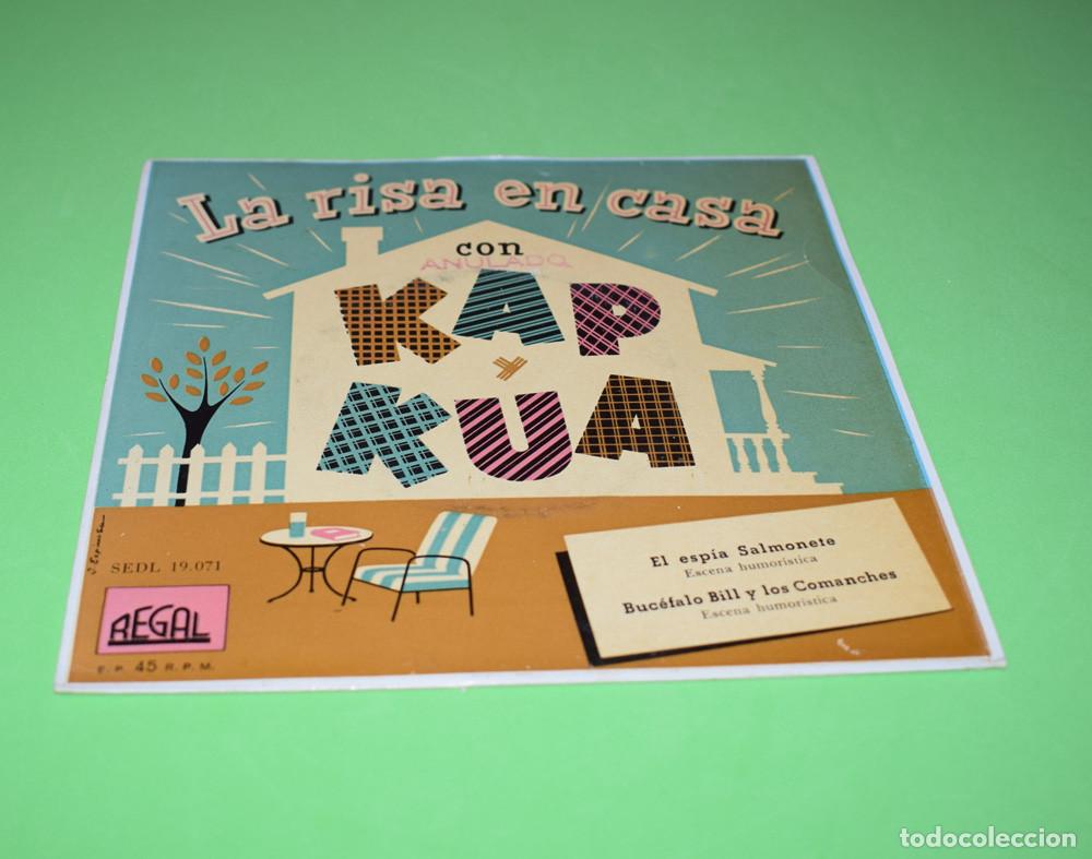 Discos de vinilo: Kap Y Kua &ndash; La Risa En Casa - SINGLE 1958 - Foto 1