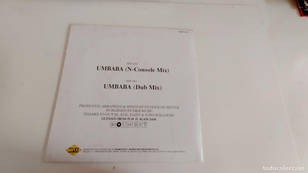 Discos de vinilo: TRAGIC ERROR-SINGLE UMBARA-MISMA CARA - Foto 2