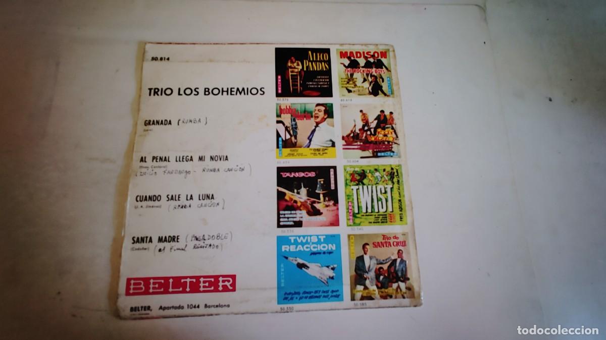 Discos de vinilo: TRIO LOS BOHEMIOS-EP SANTA MADRE +3 - Foto 2