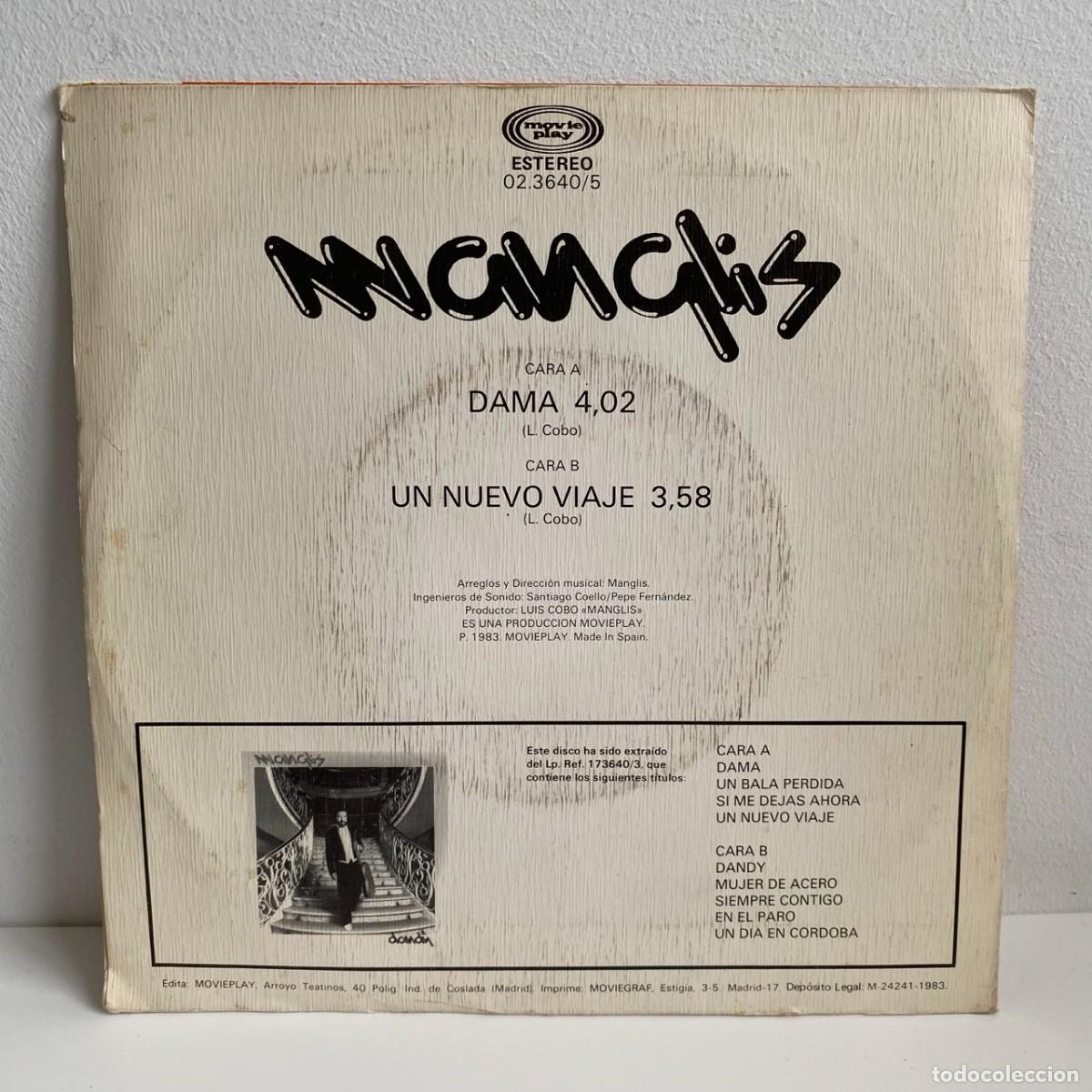 Discos de vinilo: Manglis - Dama (7, Single, Promo) - Foto 2