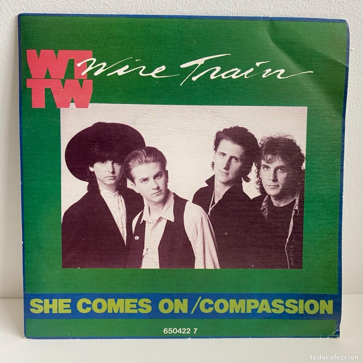 Discos de vinilo: Wire Train - She Comes On (7, Promo) - Foto 1