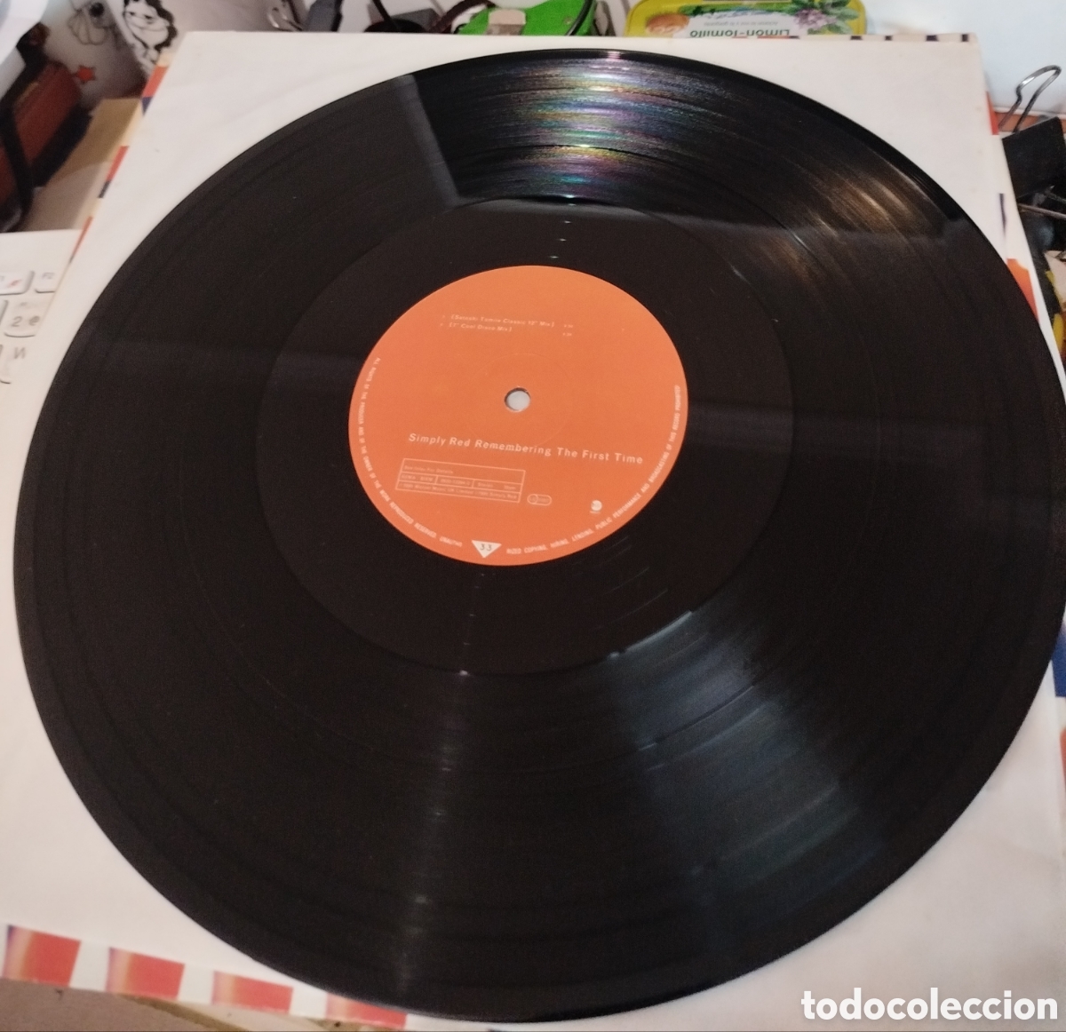 Discos de vinilo: Simply red - Remembering the first time. The remixes - Foto 2