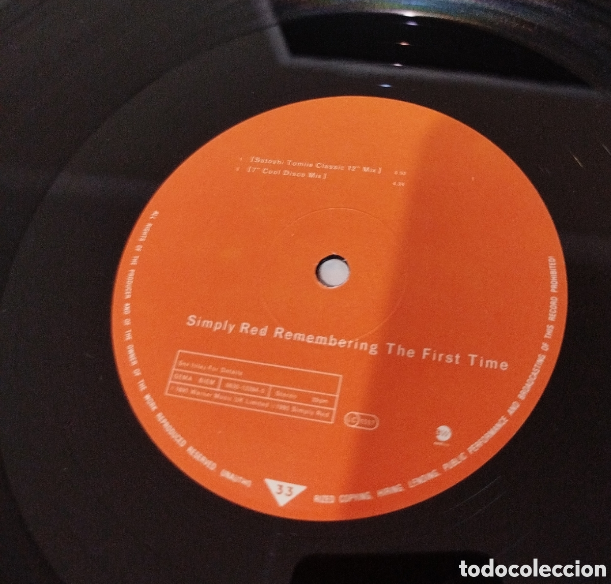 Discos de vinilo: Simply red - Remembering the first time. The remixes - Foto 3