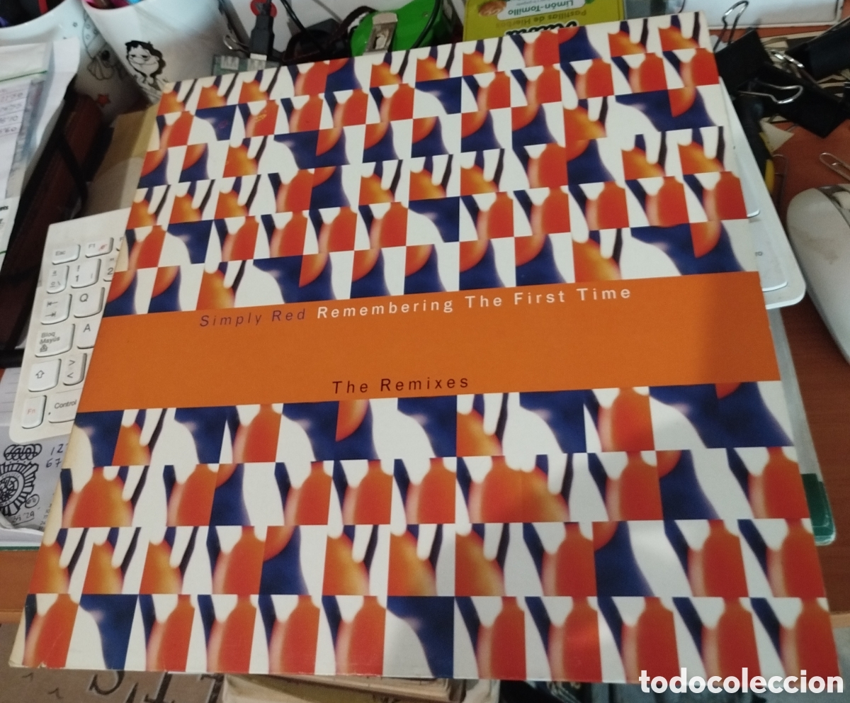 Discos de vinilo: Simply red - Remembering the first time. The remixes - Foto 1