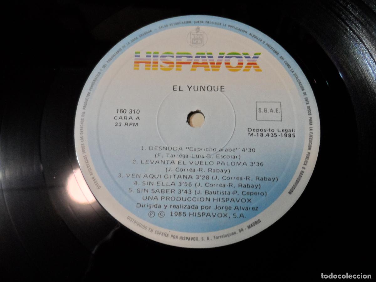 Discos de vinilo: EL Yunque &ndash; EL Yunque (SPAIN 1985) - Foto 3