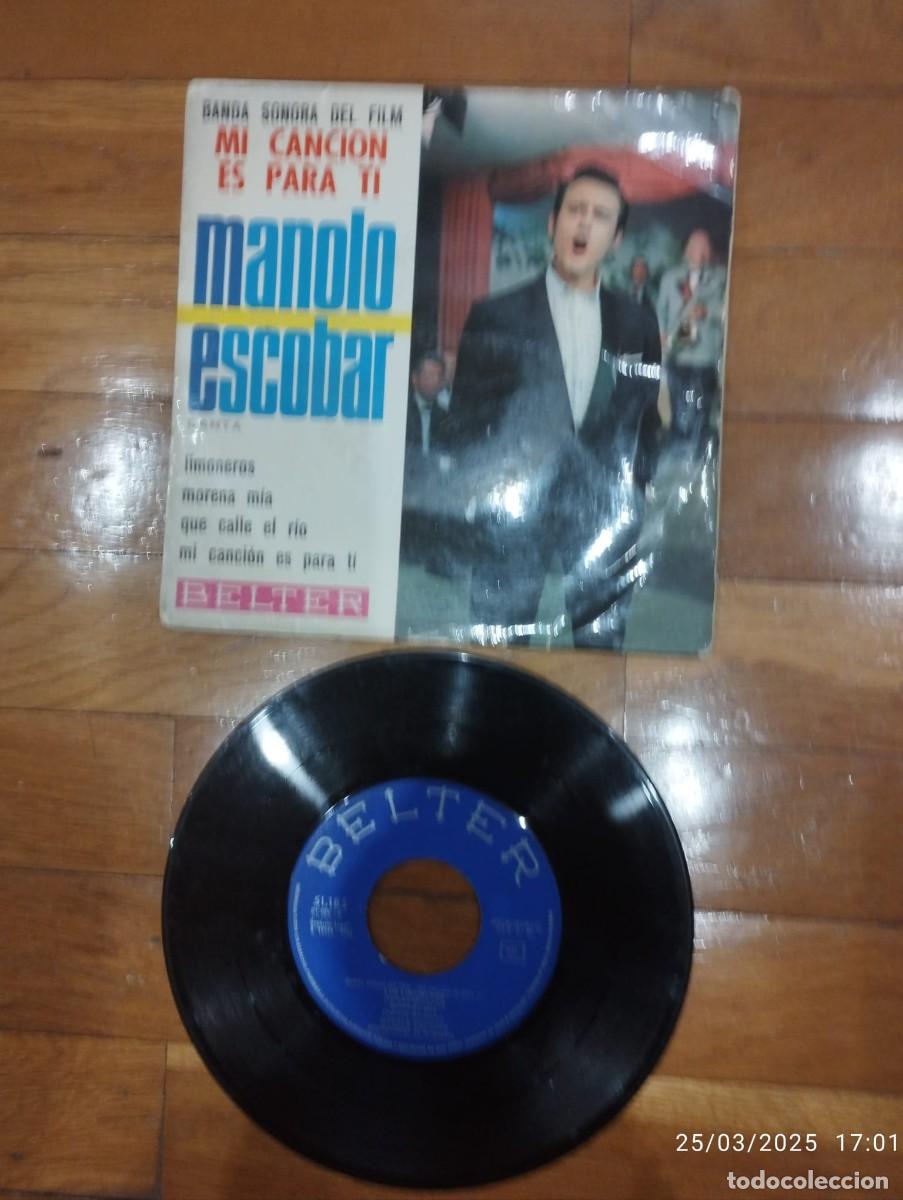 Discos de vinilo: SINGLE EP - MANOLO ESCOBAR - LOS LIMONEROS - 1965 - Foto 1