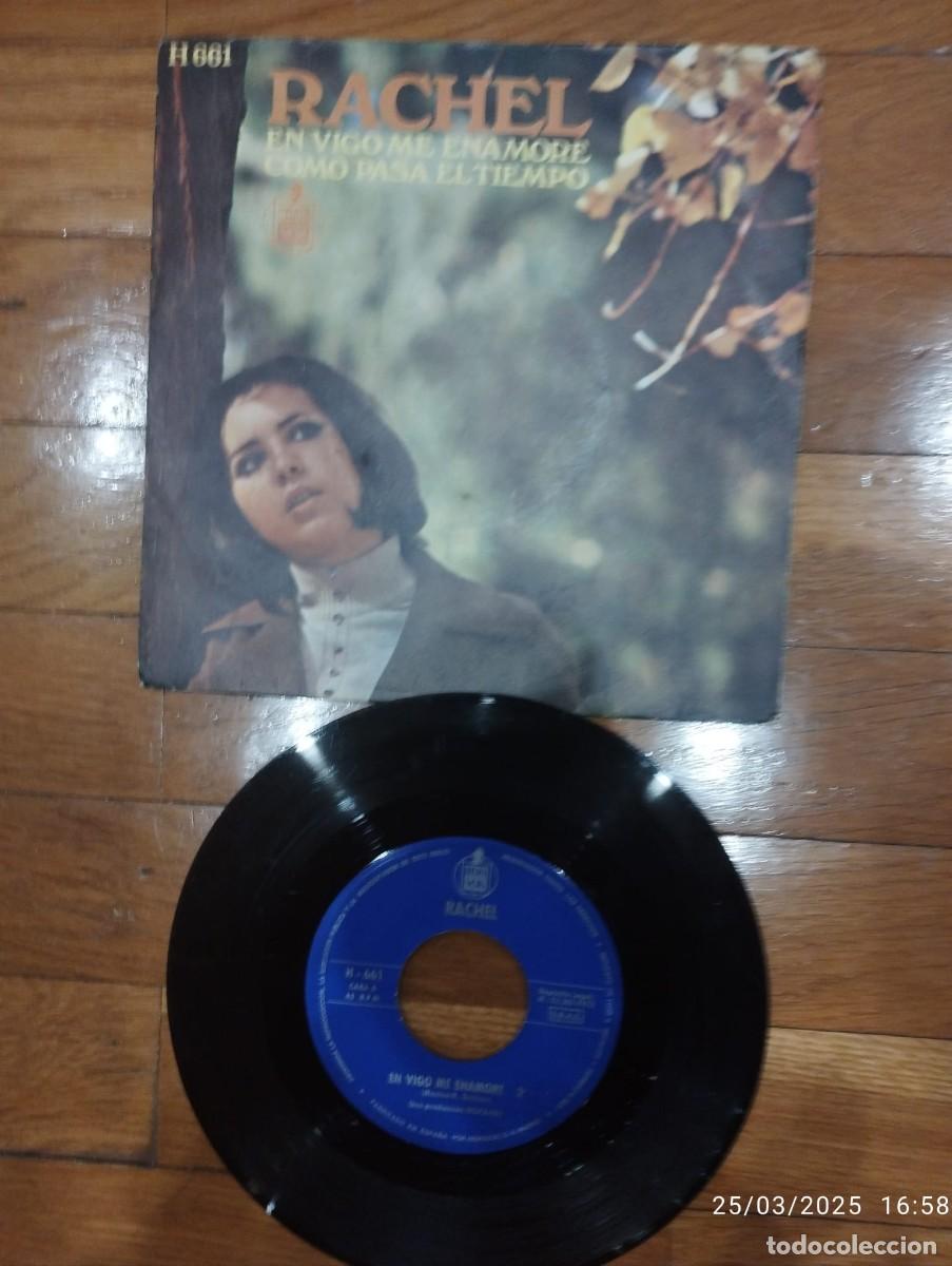 Discos de vinilo: SINGLE - RACHEL - EN VIGO ME ENAMORE - 1970 - Foto 1