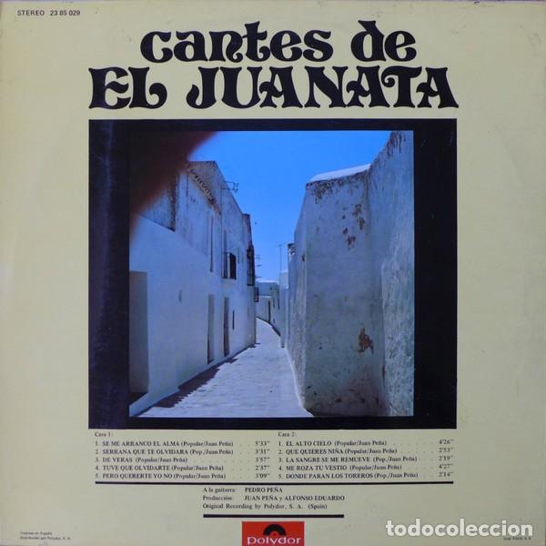 Discos de vinilo: El Juanata &ndash; Cantes De El Juanata - Foto 2