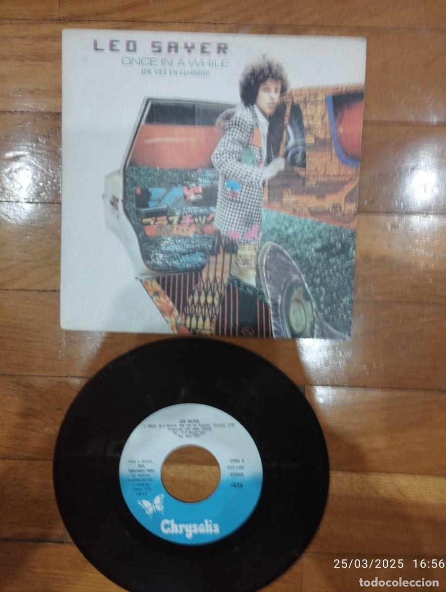 Discos de vinilo: SINGLE - LEO SAYER - ONCE IN A WHILE - 1980 - Foto 1
