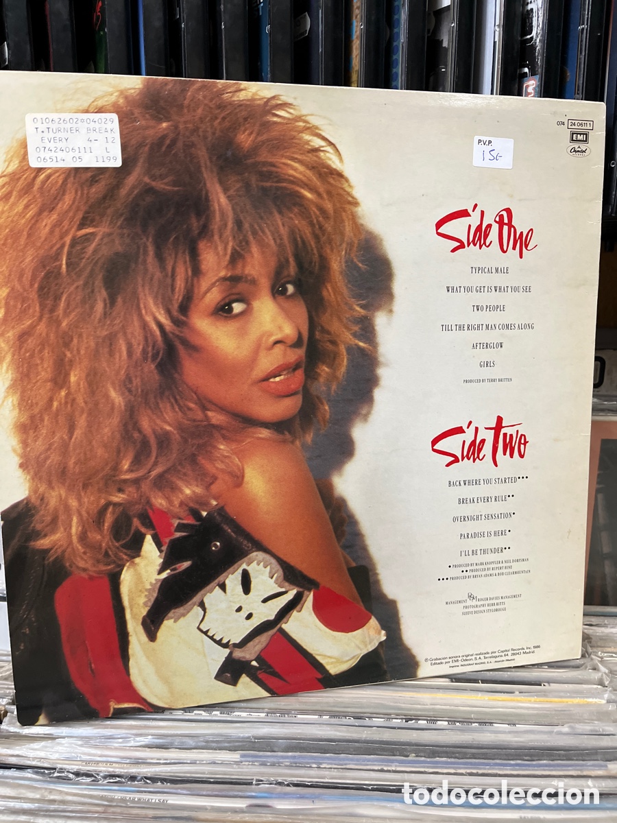 Discos de vinilo: tina turner break every rule - Foto 2