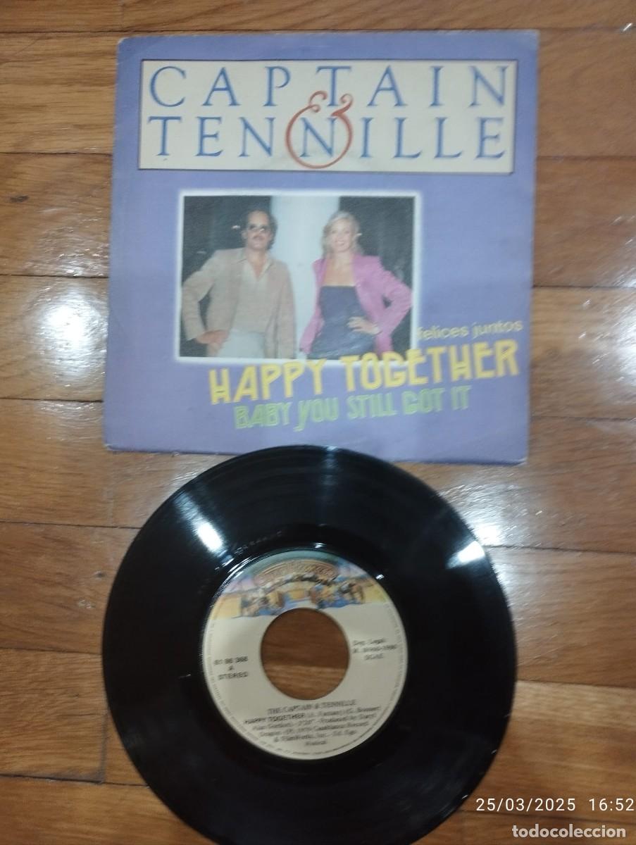 Discos de vinilo: SINGLE - CAPTAIN TENNILLE - HAPPY TOGETHER - 1980 - Foto 1