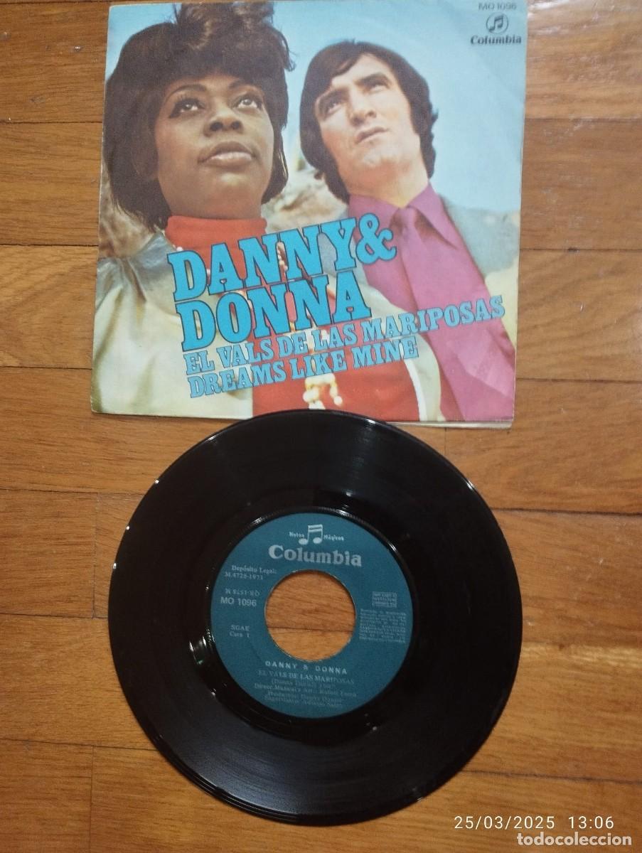 Discos de vinilo: SINGLE - DANNY & DONNA - EL VALS DE LAS MARIPOSAS - 1971 - Foto 1