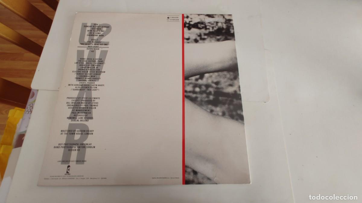 Discos de vinilo: U2-LP WAR-GATEFOLD-BUEN ESTADO - Foto 3