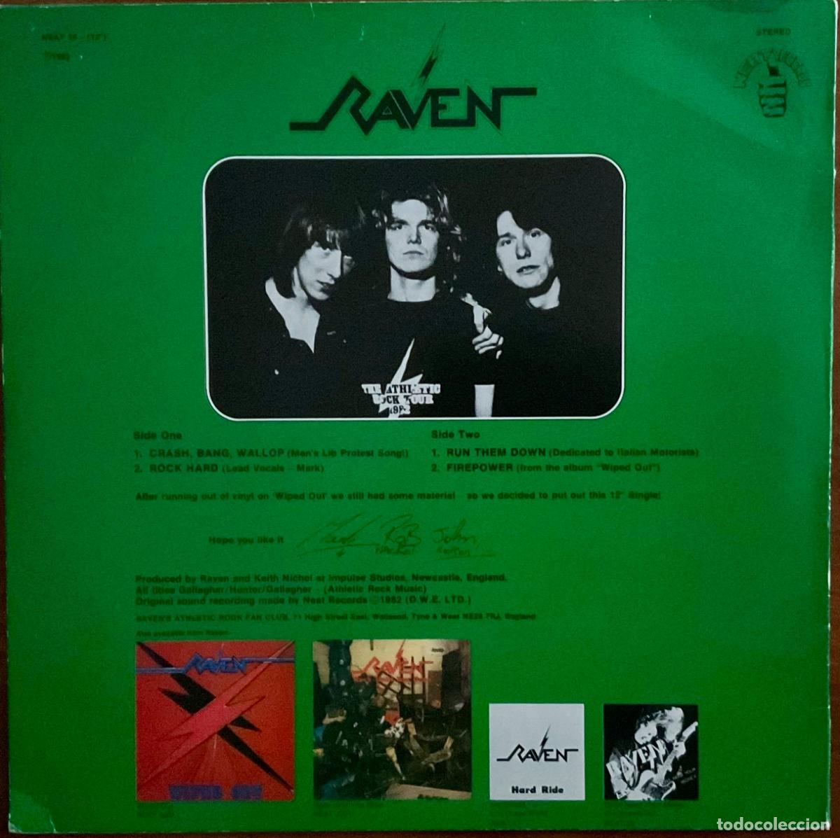 Discos de vinilo: RAVEN - CRASH BANG WALLOP - Foto 2