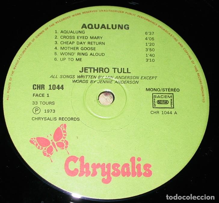 Discos de vinilo: Jetro Tull 33t Aqualung (uk 1973) EX EX - Foto 2