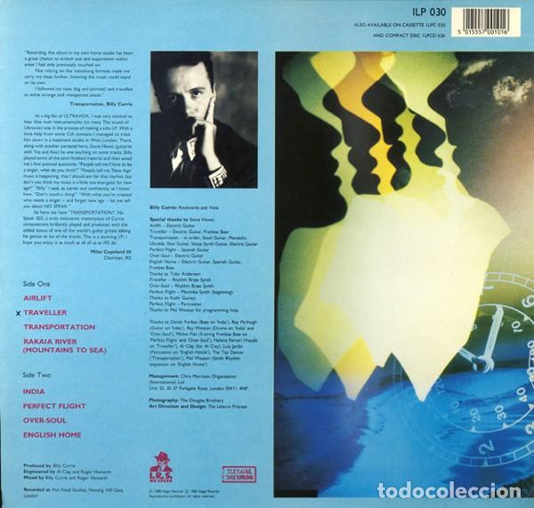 Discos de vinilo: Billy Currie With Guest Steve Howe &ndash; Transportation - Foto 2