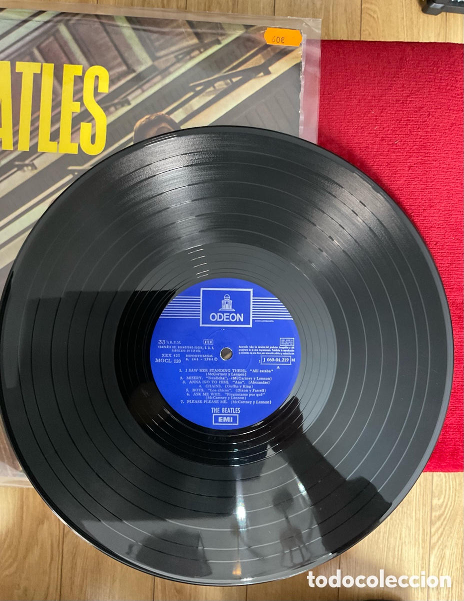 Discos de vinilo: The Beatles. Please Please me. Espa&ntilde;a. 1969 - Foto 3