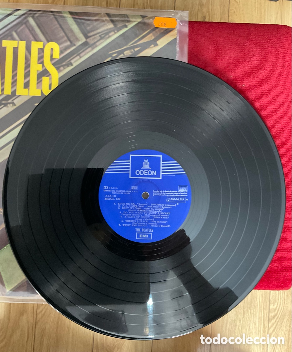 Discos de vinilo: The Beatles. Please Please me. Espa&ntilde;a. 1969 - Foto 4