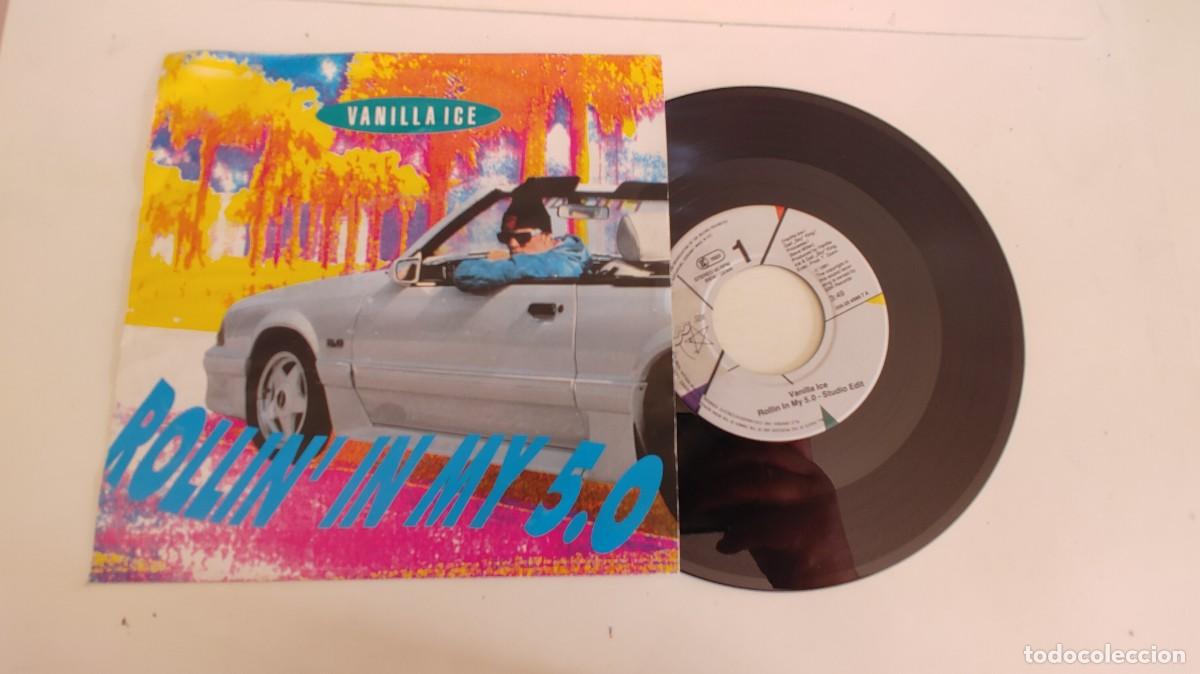 Discos de vinilo: VAINILLA ICE-SINGLE ROLLIN EN MY 5.0 - Foto 1