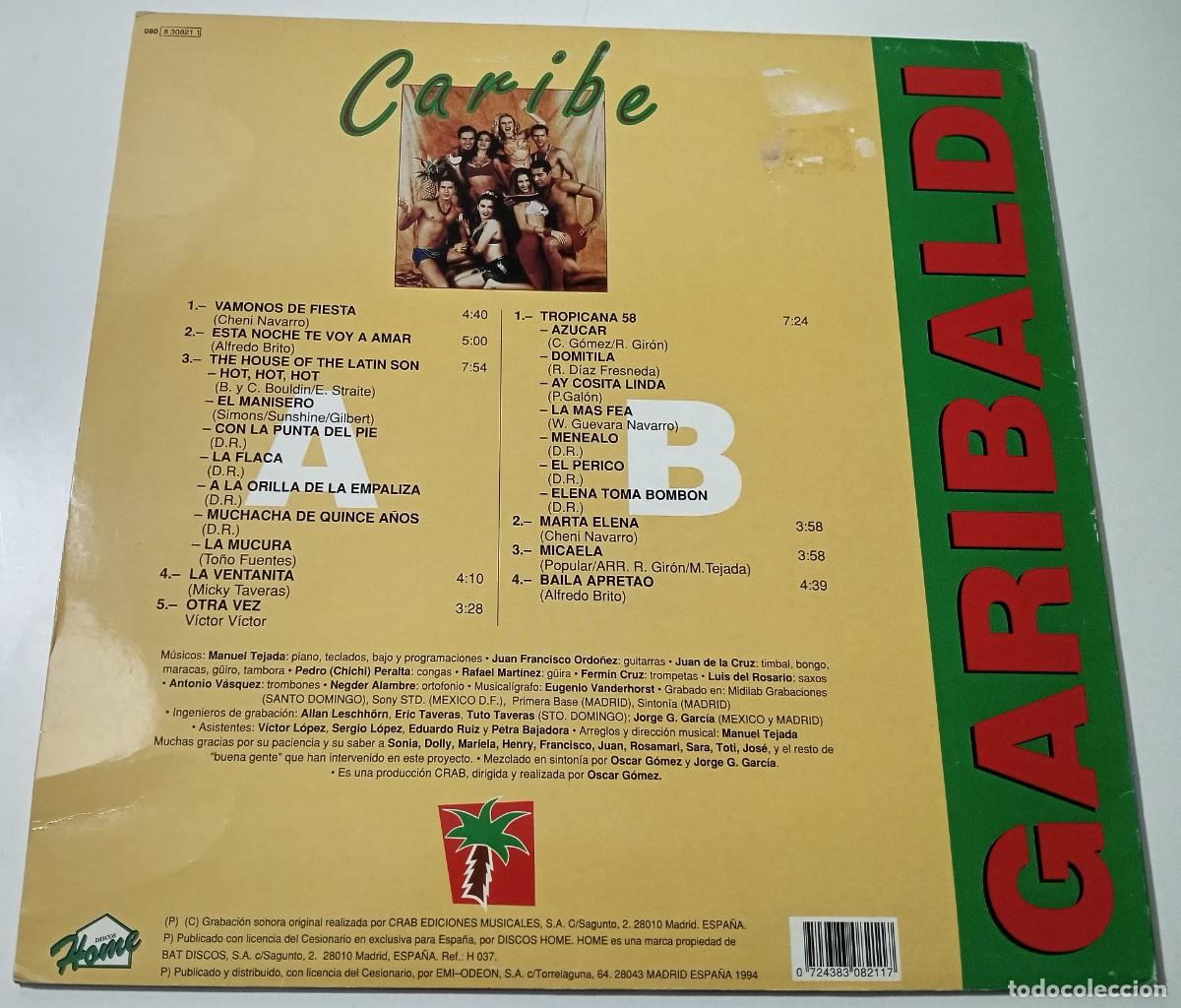 Discos de vinilo: Garibaldi &lrm;&ndash;- Caribe - Foto 2