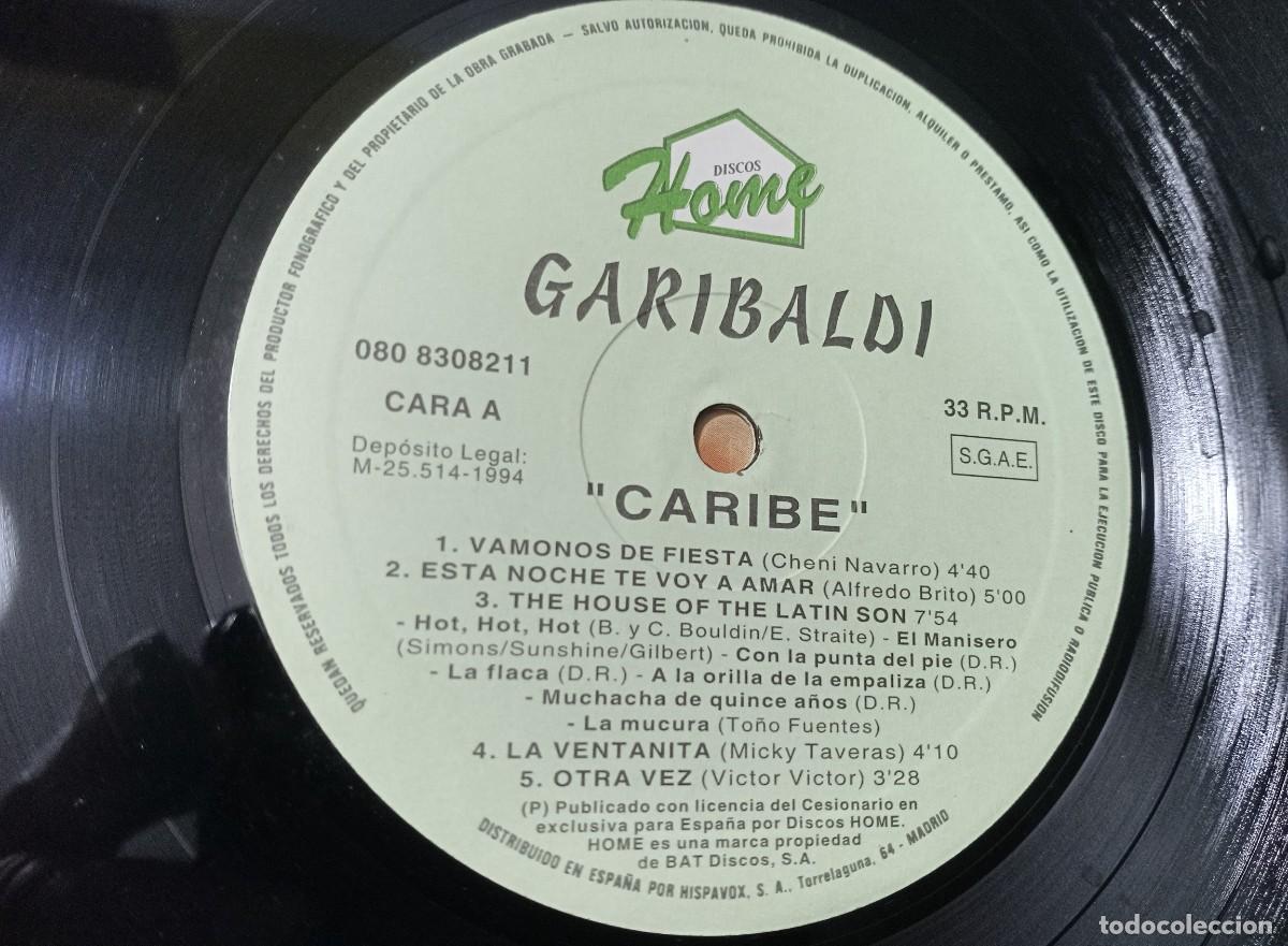 Discos de vinilo: Garibaldi &lrm;&ndash;- Caribe - Foto 3