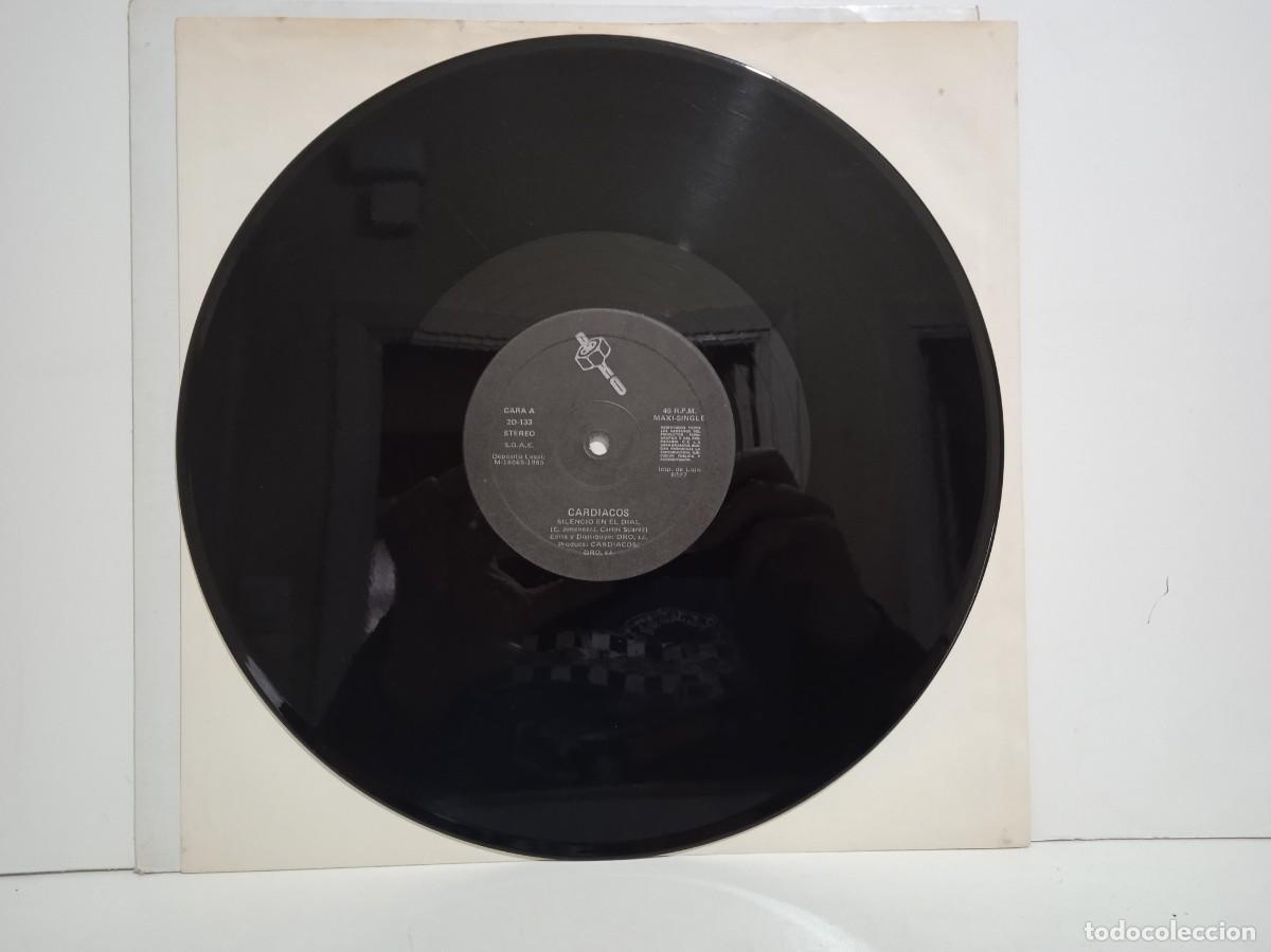 Discos de vinilo: Cardiacos - La Costa Oeste / Silencio - MAXI - 1985 - Foto 3