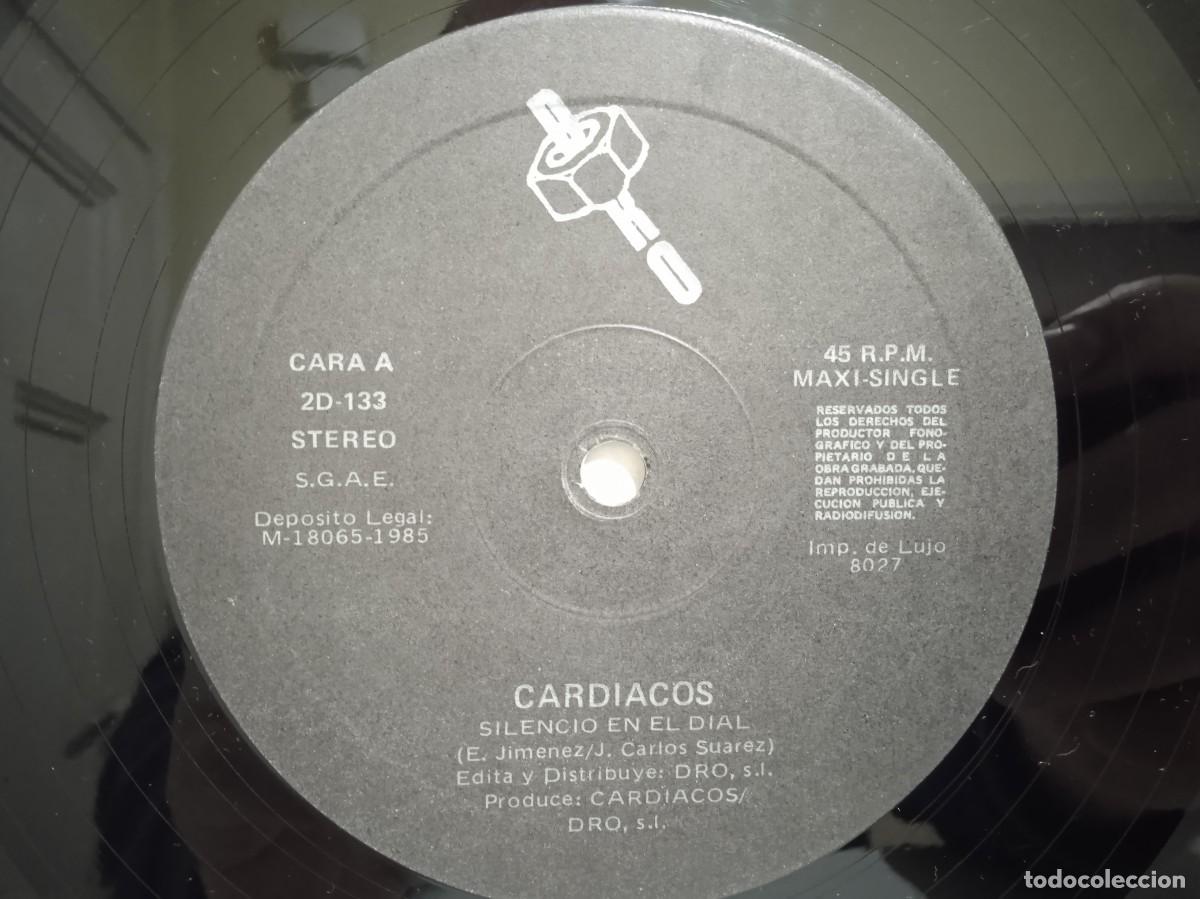 Discos de vinilo: Cardiacos - La Costa Oeste / Silencio - MAXI - 1985 - Foto 4