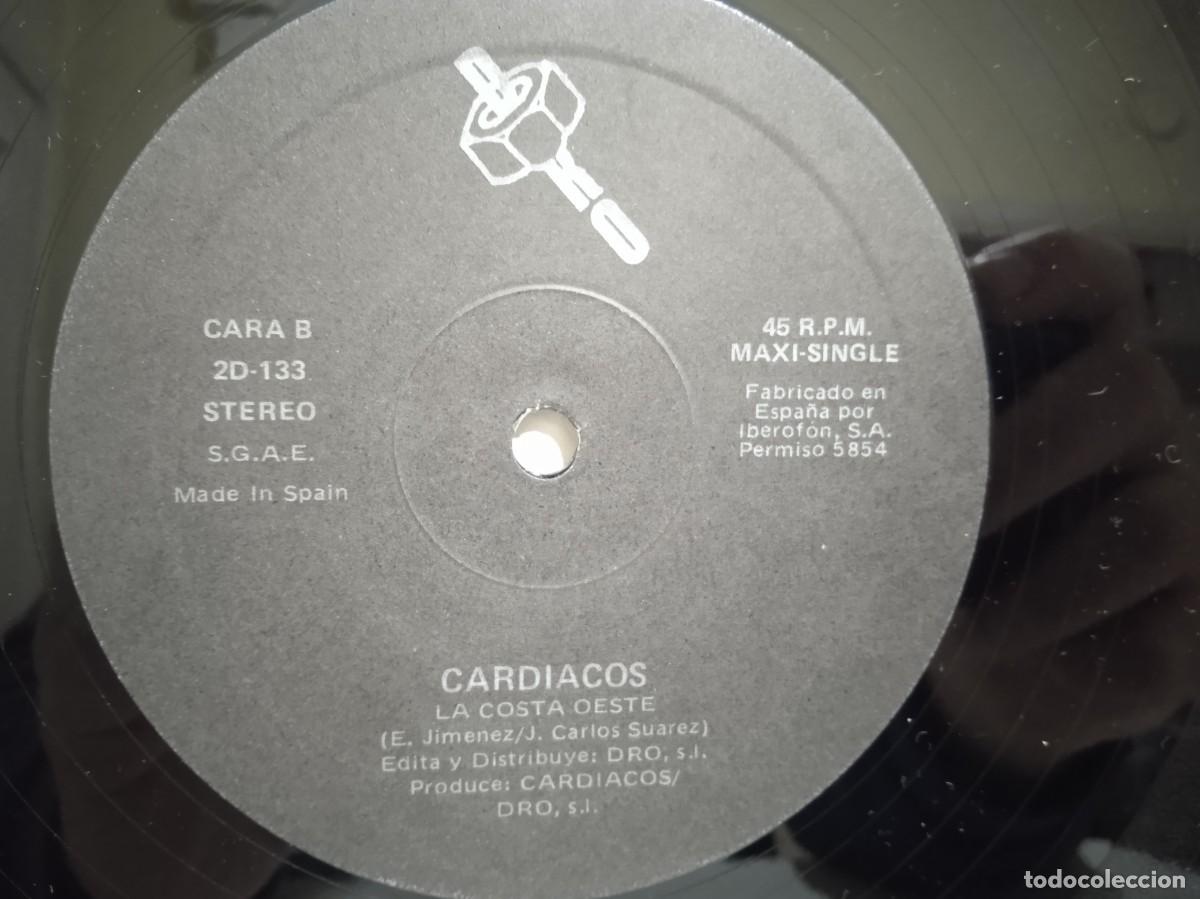 Discos de vinilo: Cardiacos - La Costa Oeste / Silencio - MAXI - 1985 - Foto 6