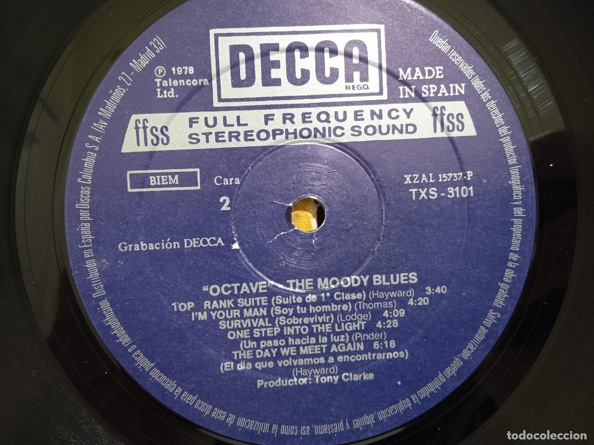 Discos de vinilo: The Moody Blues - Octave - LP - Gatefold - 1978 - Ed. Espa&ntilde;ola - Foto 7