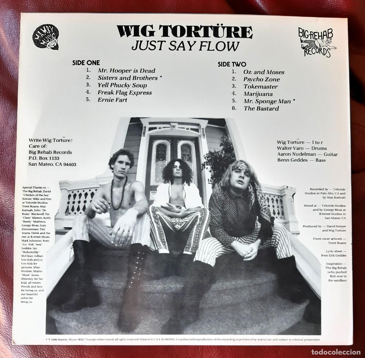 Discos de vinilo: WIG TORT&Uuml;RE - JUST SAY FLOW LP - Foto 2