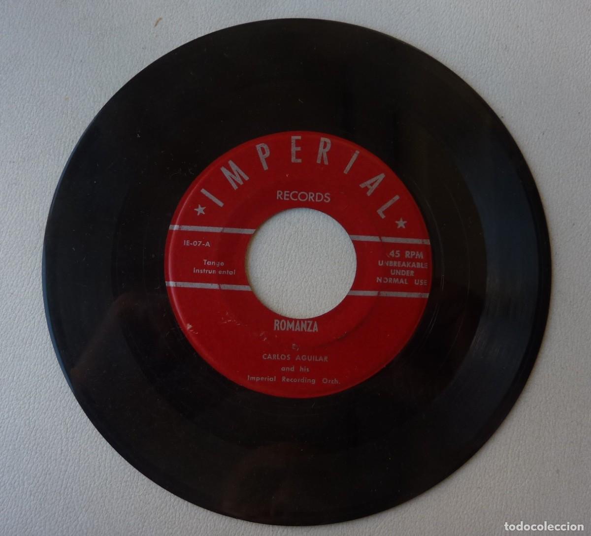 Discos de vinilo: CARLOS AGUILAR // ROMANZA // SOLO DISCO - Foto 1