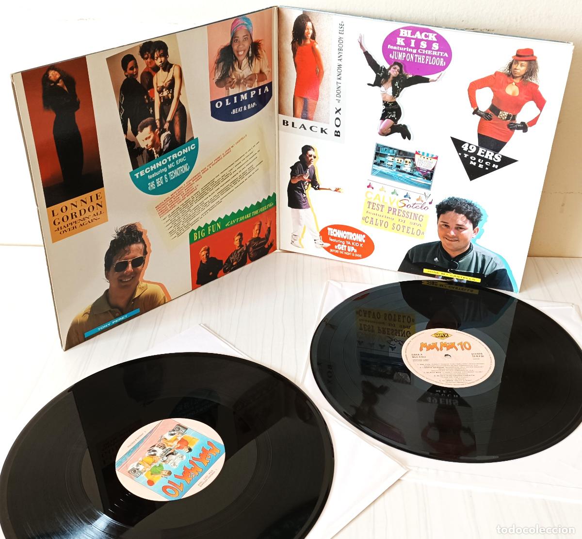 Discos de vinilo: MAX MIX - 10 MAX MUSIC 2 LP&acute;S - 1990 GAT - Foto 2
