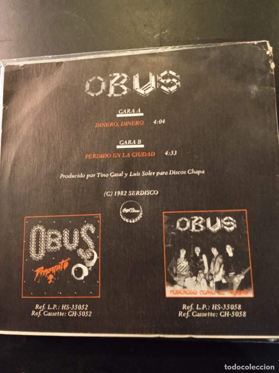 Discos de vinilo: OB&Uacute;S- DINERO. DINERO. SINGLE PROMO - Foto 2