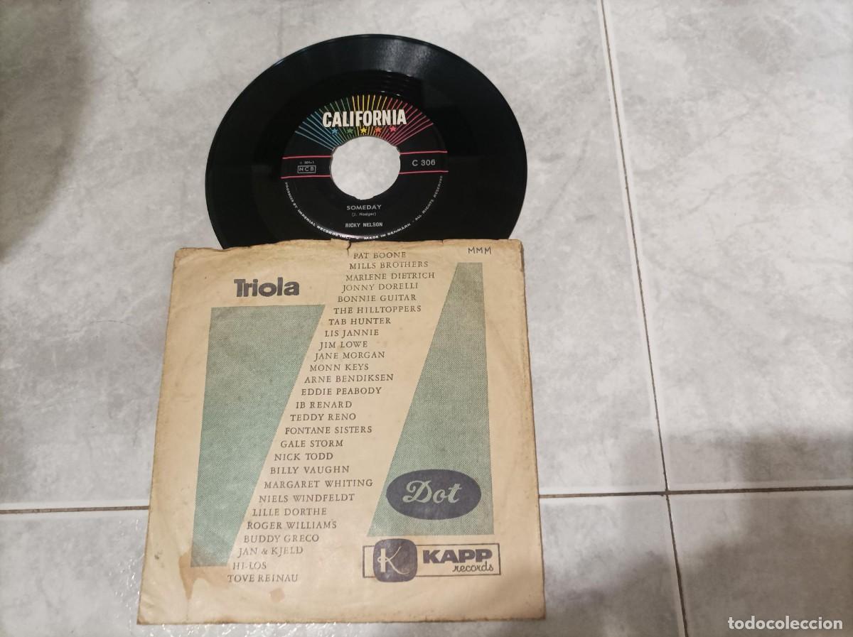 Discos de vinilo: Ricky Nelson single Dinamarca -raro- - Foto 2