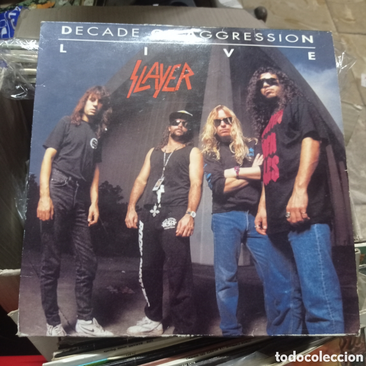 Discos de vinilo: LP SLAYER - DECADE OF AGGRESSION LIVE - Foto 1