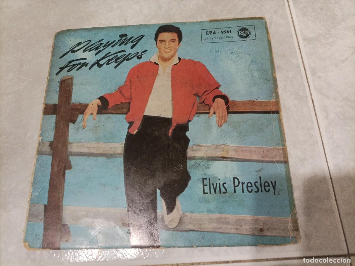 Discos de vinilo: Elvis Presley ep Playing for keeps -leer- - Foto 1