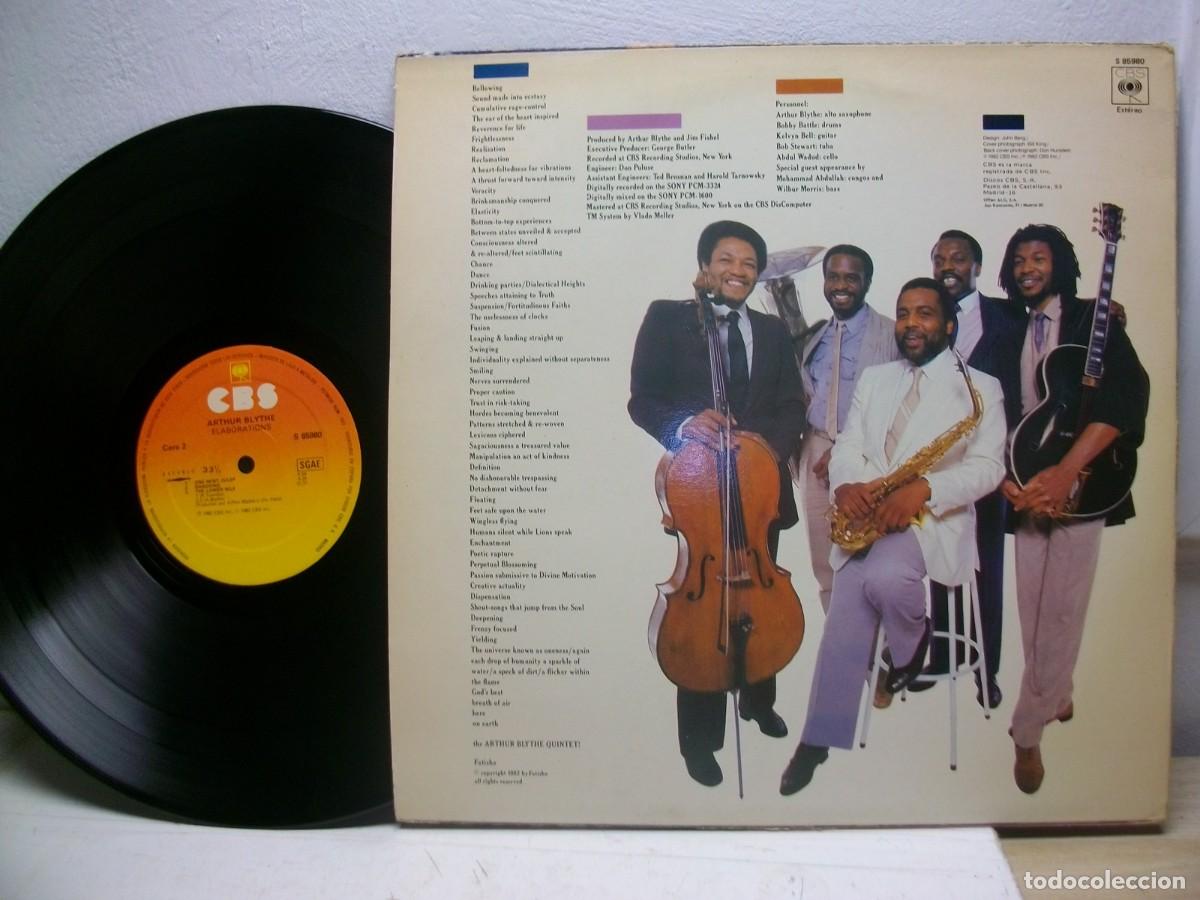Discos de vinilo: Arthur Blythe - Elaborations LP - Foto 2