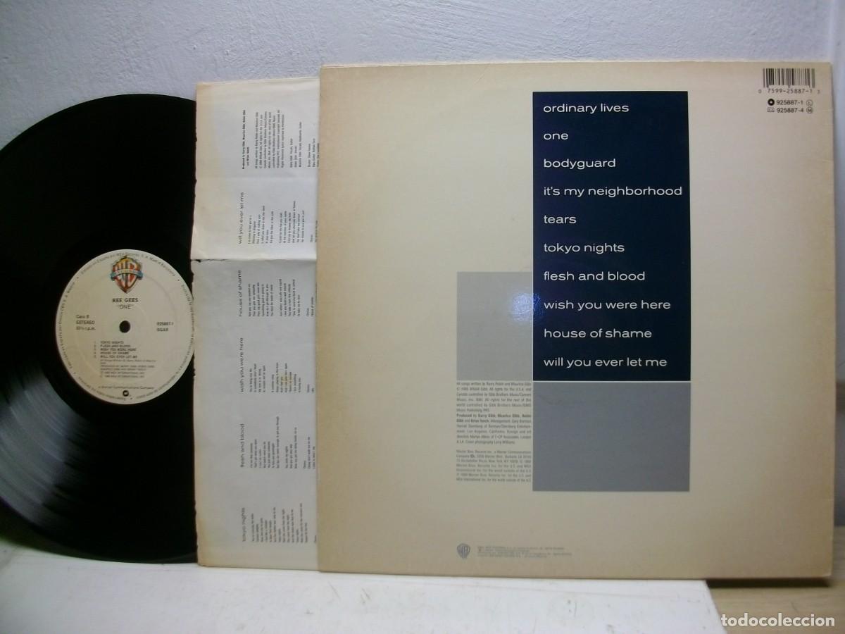 Discos de vinilo: Bee Gees -One (1989) LP - Foto 2