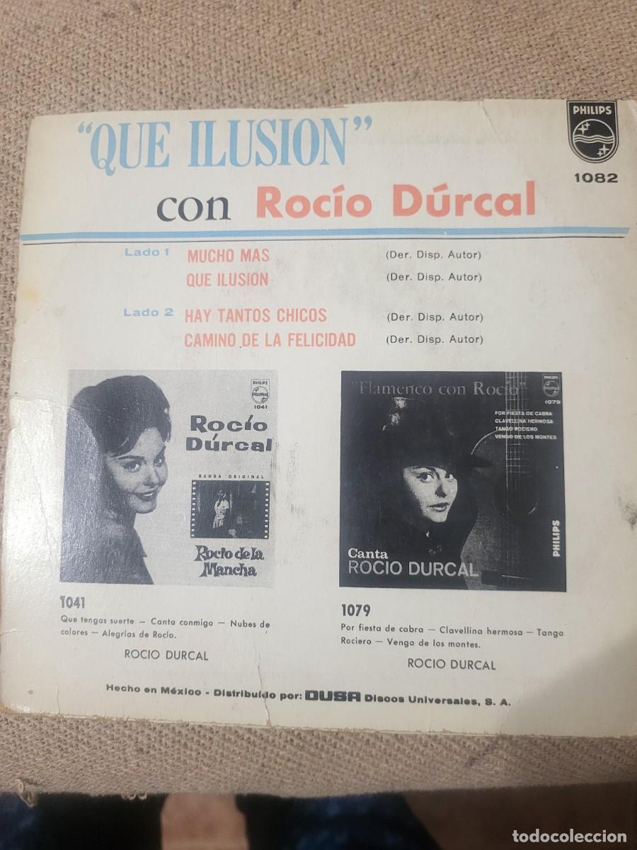 Discos de vinilo: Rocio Durcal Ep sello Philips editado en M&eacute;xico.... - Foto 2