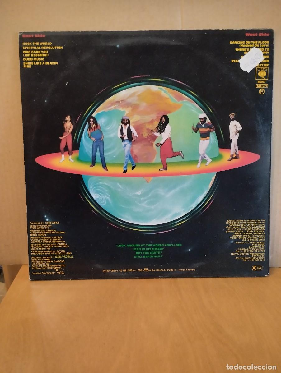 Discos de vinilo: THIRD WORLD - ROCK THE WORLD------ EAST SIDE / WEST SIDE - Foto 2