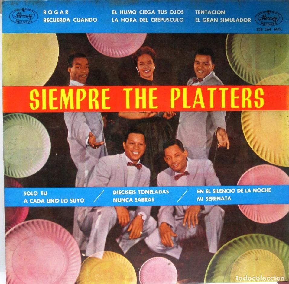 Discos de vinilo: THE PLATTERS - SIEMPRE - LP - Foto 1