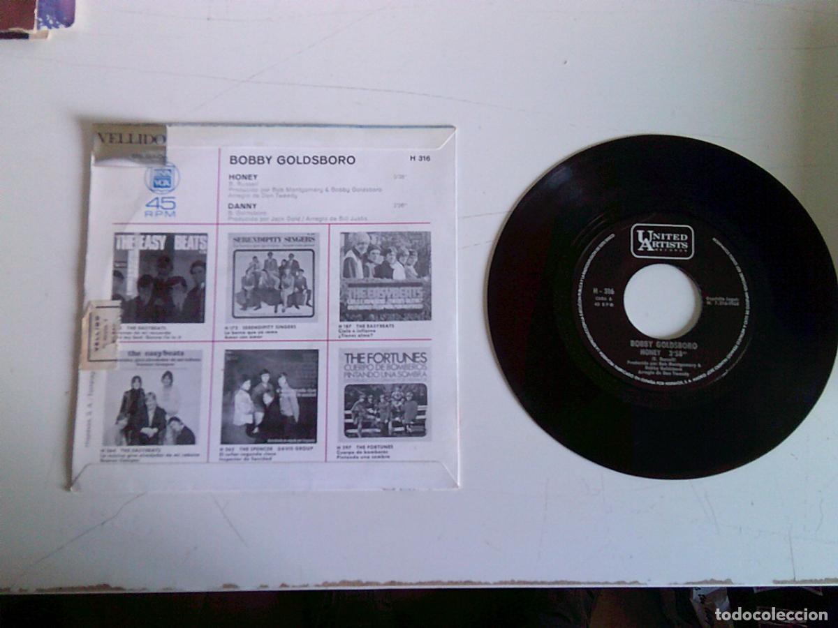 Discos de vinilo: SINGLE BOBBY GOLDSBORO HONEY - Foto 2