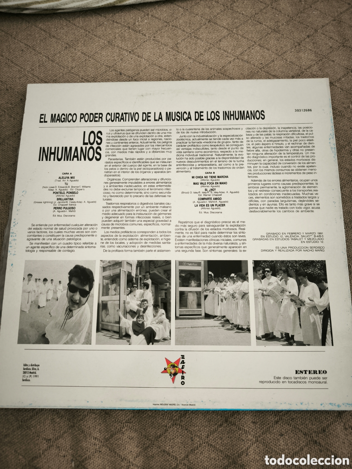 Discos de vinilo: DISCO VINILO LOS INHUMANOS - Foto 2