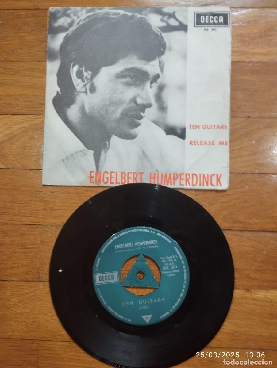 Discos de vinilo: SINGLE - ENGELBERT HUMPERDINCK - TEN GUITARS - 1966 - Foto 1